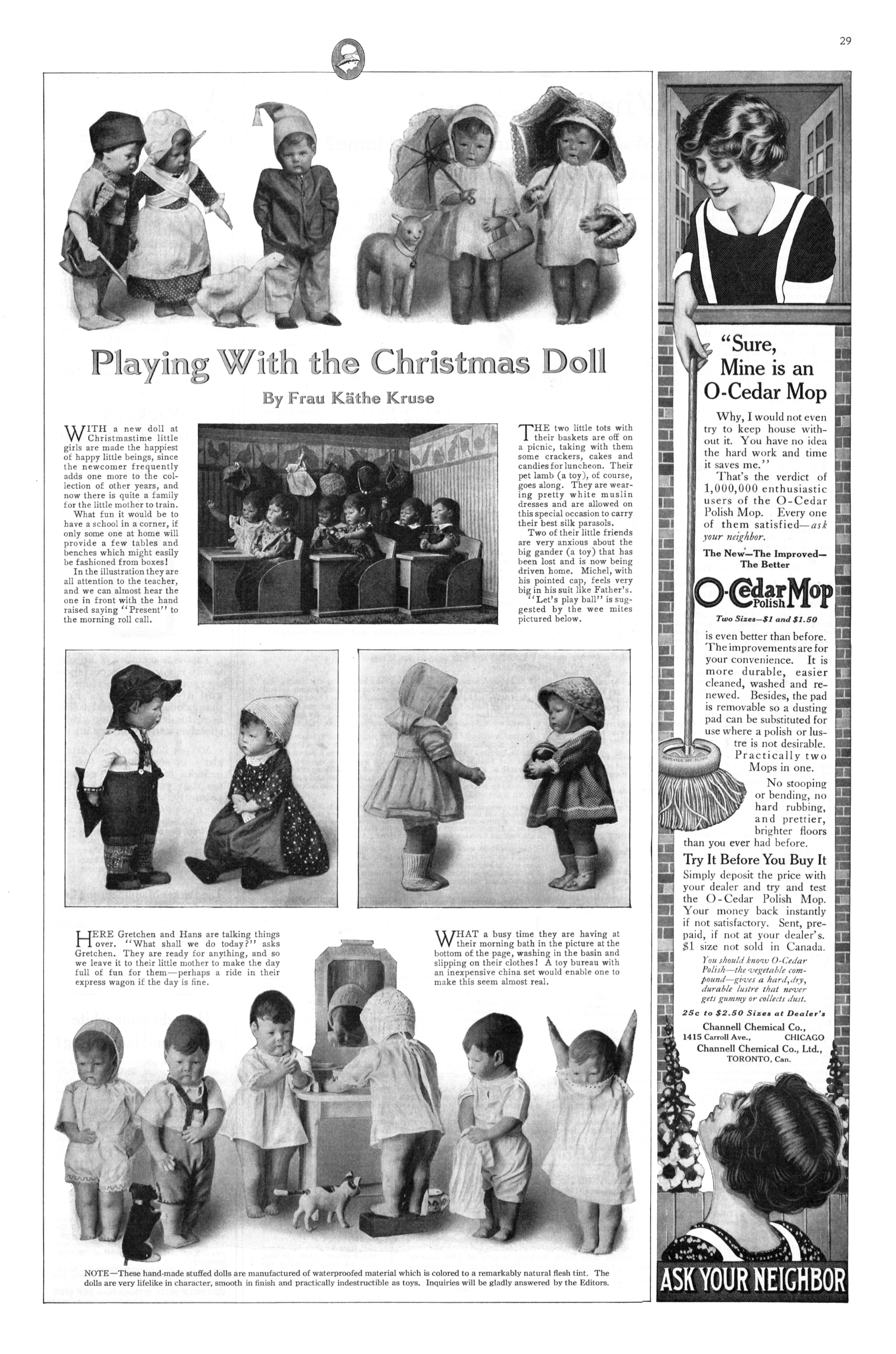 Maison de poupées victorienne Little Country Girl in Mop Cap miniature en porcelaine de personnes 